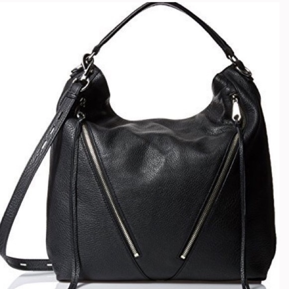 Rebecca Minkoff Handbags - Rebecca Minkoff Pebbled leather Moto Hobo bag